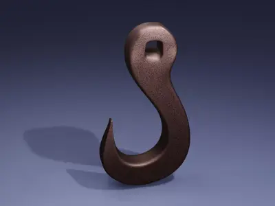 Lifting hook 3D model