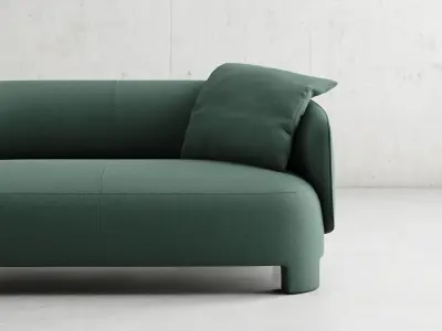 Taru Medium Sofa 3D model