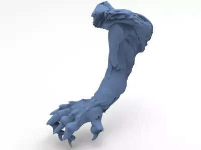 Goblin Clawed Tree branch 3D model