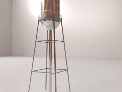 Water Tower 3D model