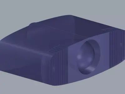 Projector plastic container Free 3D model