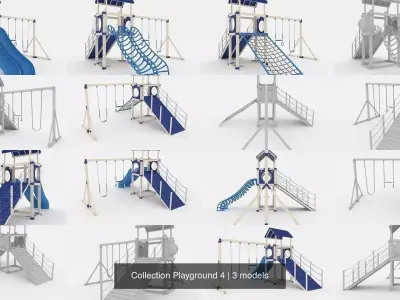 Collection Playground 4 3D Model Pack