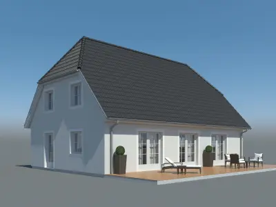 Generic Holiday Villa 008 3D model