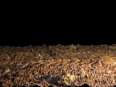 Astronauts Footprint On Mars 3D model