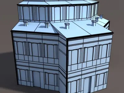 Apartment House 3D model
