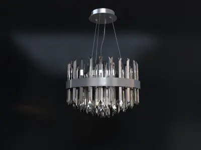 Decorative Crystal Chandelier Lamp TRN45 3D model