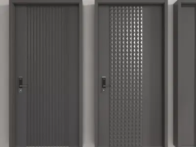interior door 3D model 8