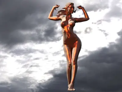 Dantes Lust Sculpted Figure 3D model