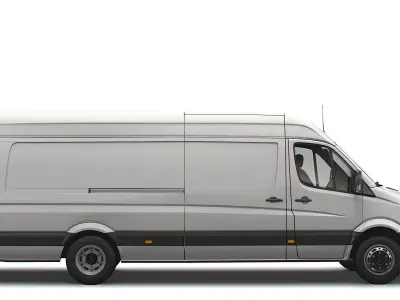 Dodge Sprinter Van L4H3 2009 3D model