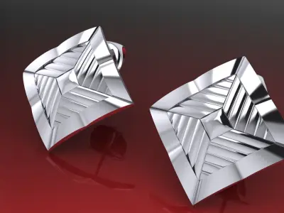 Stud Earring Printable 3D print model