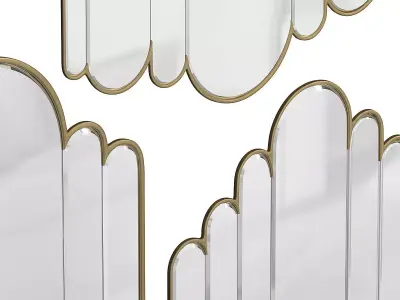 Renee Mirror AnthroHome Mirror Set 3D model