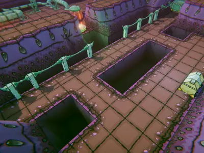 EnviroKit - THE ALIEN-SHIP - Lowpoly 3D model Low-poly 3D model