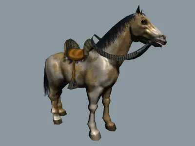 Horse Animated 3D model 3D model