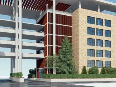 Office Building 1 3D model