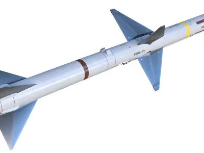 AIM-7 Sparrow 3D model