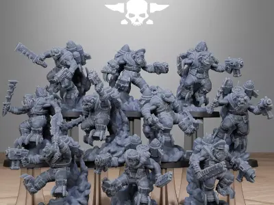 Orkaz Flyers 3D print model