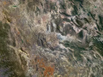 Mexico Terrain 3D Map 3D model