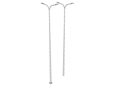 Light Pole - Lamp Post 18 3D model