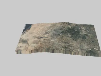 JERUSALEM City Low-poly 3D model