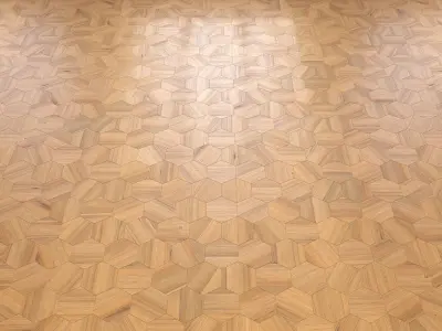 Parquet - Laminate - Wooden floor 4 in 1 Low-poly 3D model