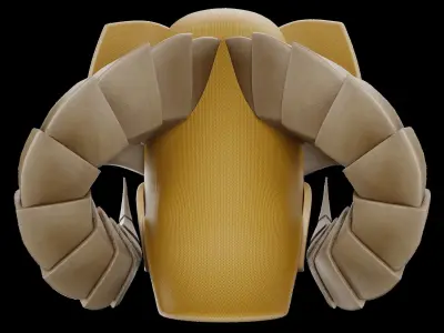 Pharaoh Hat 06 - SciFi Character Design Low-poly 3D model Low-poly 3D model