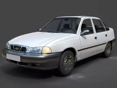 Daewoo Nexia Cielo  Detailed High-Poly 3D Model 3D model