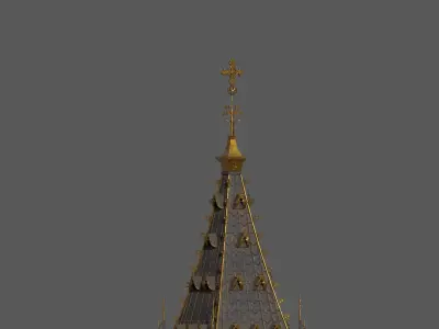 Palace of Westminster and Big Ben 3D model