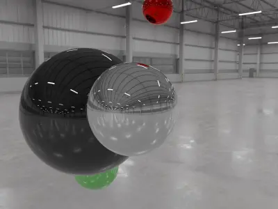 HDRI - Warehouse Interior 9 Texture