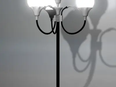 A collection of Street Lamps - Set I 3D model