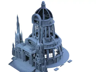 Desert Conjuror Tower 2 3D model