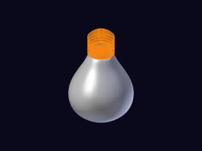 Bulb Lamp 3D model purchase