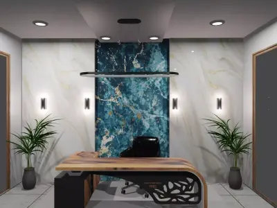 Office Interior Design 3D model