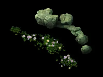Forgetful Forest - Stone 34 3D model