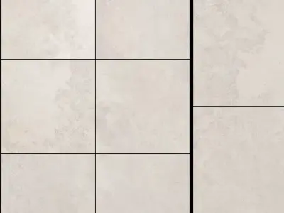 ABK Alpes Wide Ivory 1200x1200 3D model