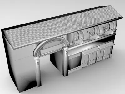 Valorant Games Old House 3D model