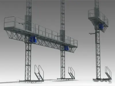 Climbing Work Platform 3D model