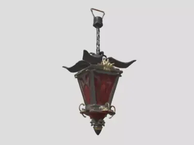 Lantern by Tripo Free low-poly 3D model