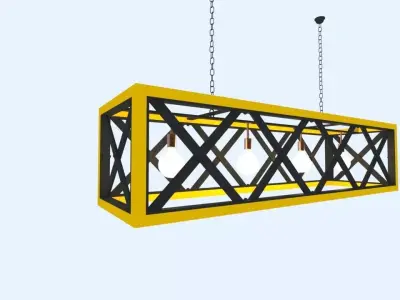 metal light box Free 3D model