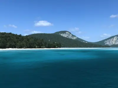 Landscape Tropical Islands Low-poly 3D model