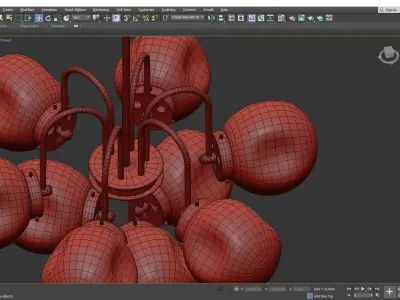 Carlo Nason Chandelier Low-poly 3D model