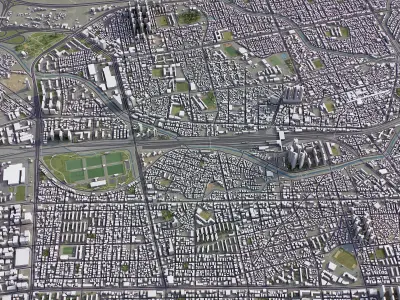 Cheonan Low-poly 3D model