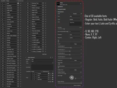 Base Fonts Tool for Substance Painter Texture