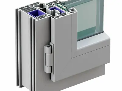 Windows VEKA 3D model