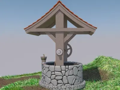 Water WellMedieval Water Well 3D 3D model 3D model