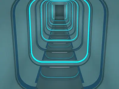 Sci Fi Tunnel  3D model order