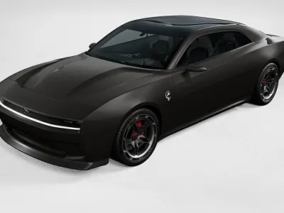  2024 Dodge Charger Daytona SRT Concept Grey 