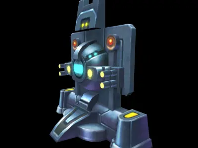 Wall Fortress - Normal Type 03 3D model