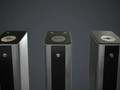 Card Capture Reader 2 PBR Game Ready Low-poly 3D model