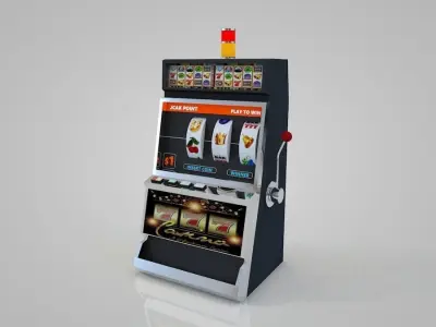 Slot machine 3D model
