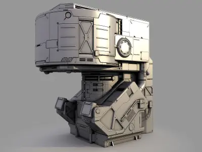Sci-Fi element 3 3D model